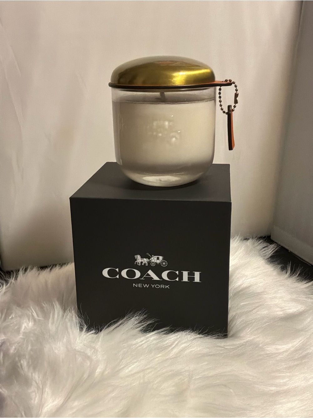 Coach Candle with Signature Tag
